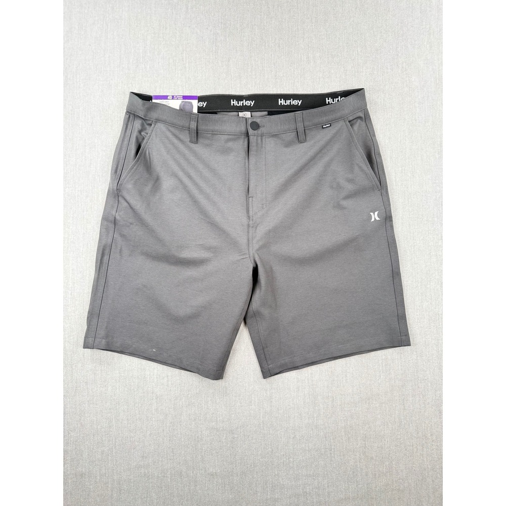Hurley Mens Hybrid Walkshort Dark Grey 4-Way Stretch Water Repellent‎ Size 40